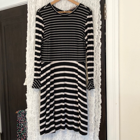 Loft mixed stripe dress - Picture 1 of 4